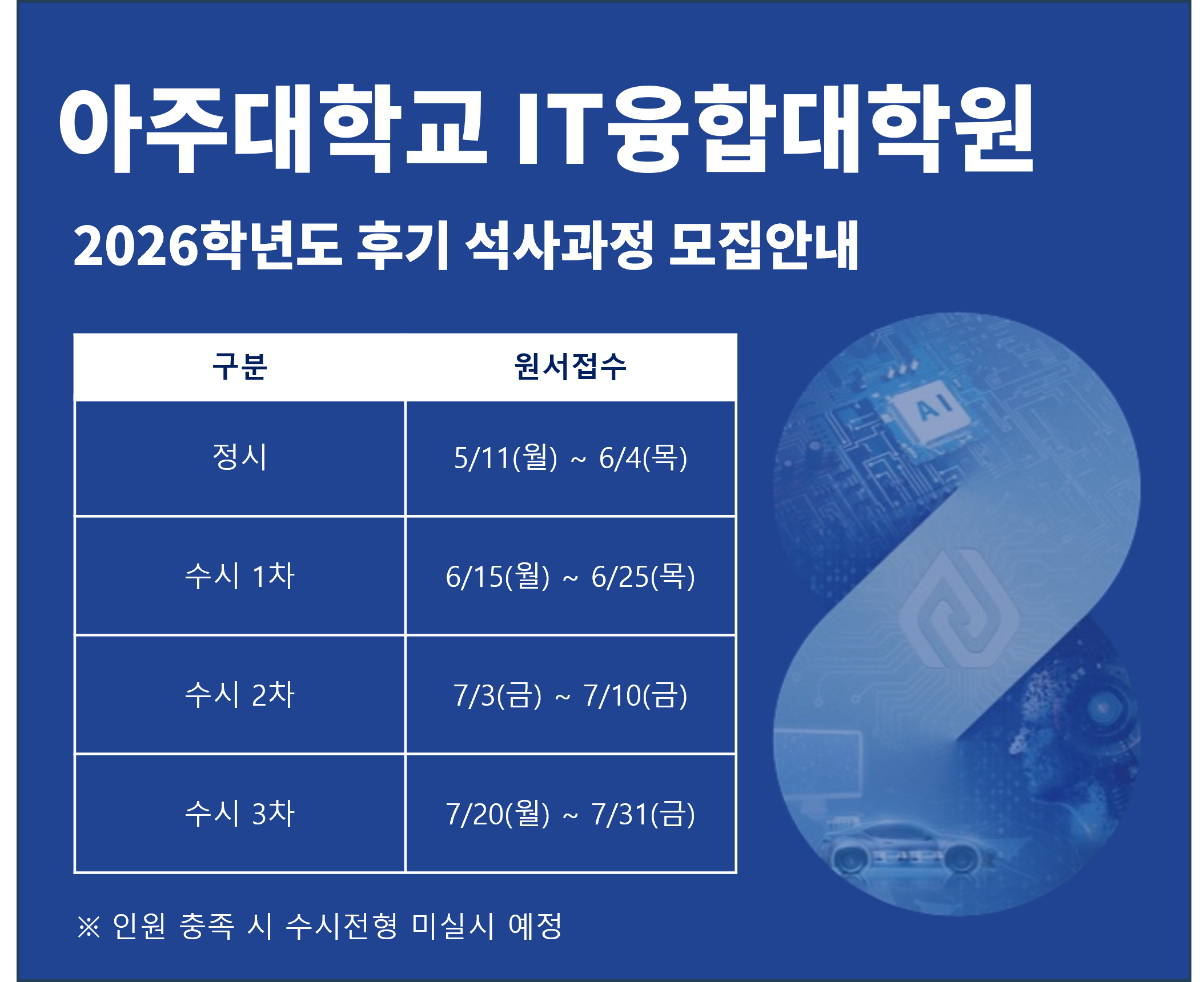 아주대 팝업